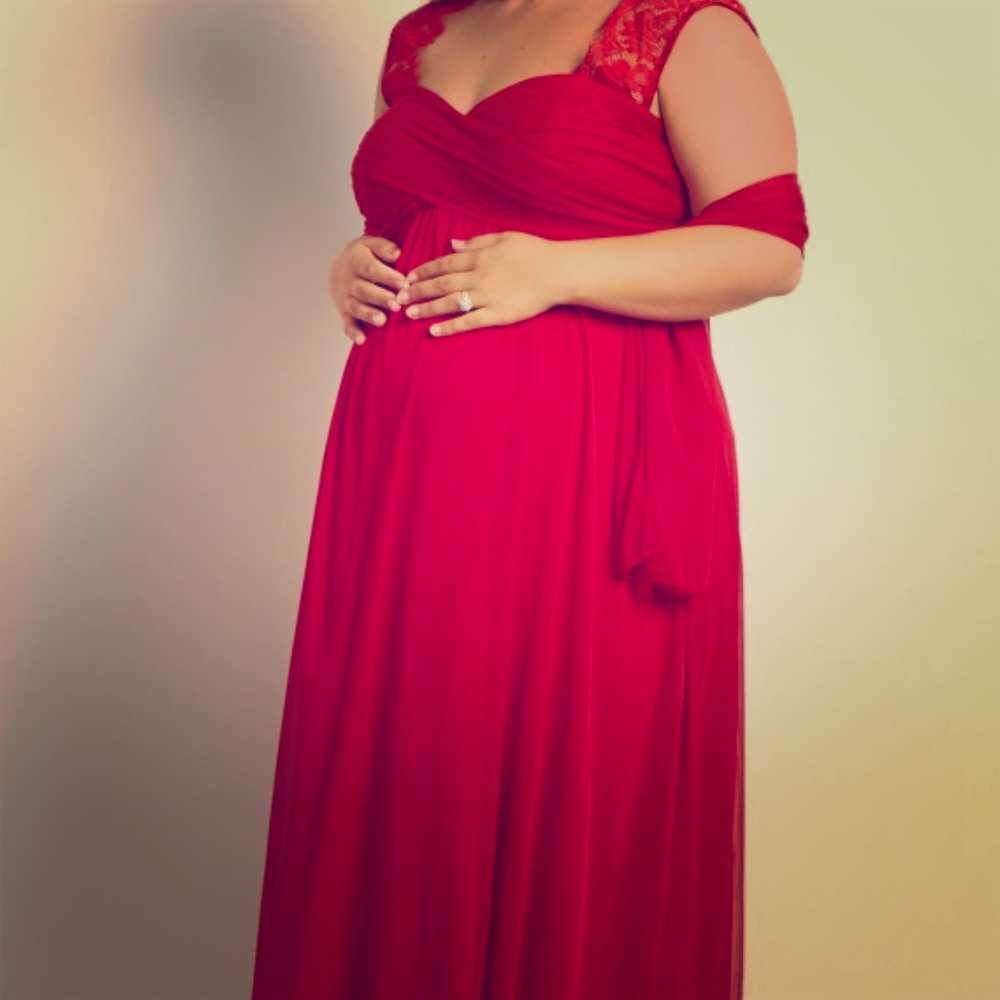 Pinkblush Maternity Evening Gown